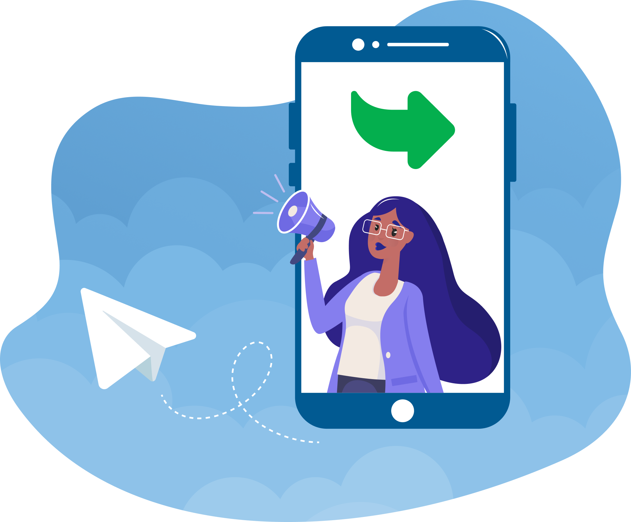 Use telegram as a new delivery channel