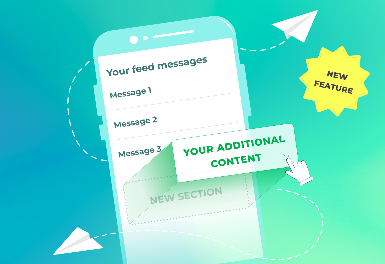 Append Content to messages